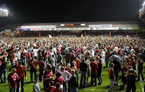 Framed Print : The Dramatic 2007-08 Play-Off Showdown: Bristol City vs. Crystal Palace