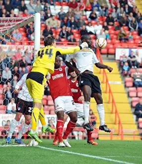 Bristol City V Colchester United Prints: Dramatic Clearance by Sam Walker: Bristol City vs Colchester United, Sky Bet League One