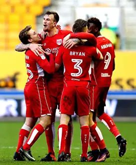 Wolverhampton Wanderers V Bristol City Prints: Dramatic Comeback: Aden Flint Scores for Bristol City at Molineux (Sky Bet Championship)