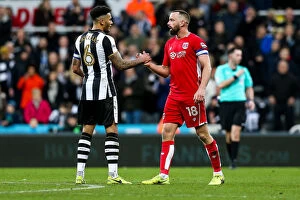 Images Dated 25th February 2017: Dramatic Comeback at St. James Park: Wilbraham and Lascelles Unite in 2-2 Draw After Bristol