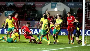 Bristol City V Norwich City Prints: Dramatic Equalizer: Bailey Wright Scores for Bristol City Against Norwich City in Sky Bet Championship