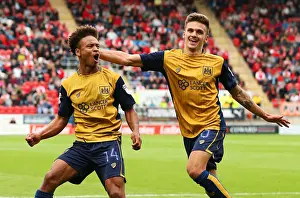 Rotherham V Bristol City Prints: Dramatic Equalizer: Bobby Reid Scores for Bristol City against Rotherham United in Sky Bet Championship (2016)