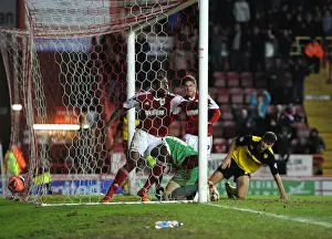 Bristol City V Watford FA Cup Prints: Dramatic Equalizer by Jay Emmanuel-Thomas: FA Cup Third Round Clash Between Bristol City and Watford