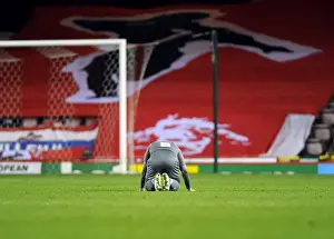 Bristol City V Rotherham United Prints: Dramatic Injury: Frecklington Falls in Bristol City vs Rotherham United Match