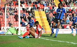 Dramatic Moment: Jay Emmanuel-Thomas Hits the Post for Bristol City against Swindon Town (Sky Bet League One, 15/03/2014)