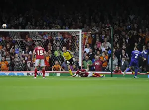 Bristol City V Wolves Prints: Dramatic Moment: Matt Doherty Scores the Goal that Sparked Wolves Euphoric Celebration at Ashton Gate