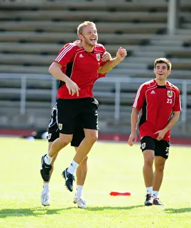 Training Prints: Dramatic Save: Dean Gerken Claims Victory in Bristol City FC Goalkeeper Training Competition