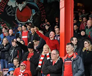 Ecstatic East End Fans: Celebrating Bristol City's Victory Over Crewe at Ashton Gate, 2014