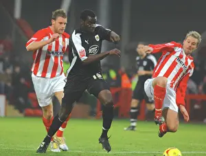 Season Review Prints: Enoch Showunmi Splits Defence: A Pivotal Moment in Bristol City's Season