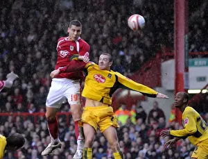 Framed Print : The Epic Football Rivalry: Bristol City vs Plymouth Argyle - A Clash of Passion and Pride