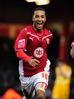 Bristol City V Newcastle Utd Prints: Euphoria Unleashed: Nicky Maynard's Iconic Goal Celebration vs