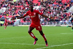 Euphoria Unleashed: Tammy Abraham's Unforgettable Goal Celebration at Ashton Gate (2016), Bristol City FC, Sky Bet Championship