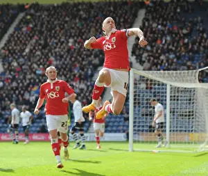 Title Race Prints: Euphoria Unleashed: Wilbraham's Thrilling Goal Celebration (Sky Bet League One)