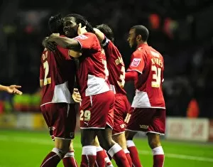 Images Dated 8th December 2009: Evander Sno and team mates celebrate