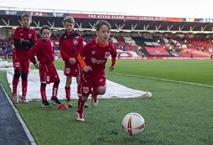 Images Dated 2nd January 2017: Excited Mascot at Ashton Gate: Gearing Up for Bristol City vs Reading, 2017