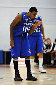 Images Dated 27th September 2014: Exciting British Basketball League Action: Bristol Flyers vs