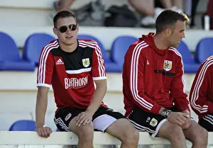 Extension Gunners V Bristol City Prints: Extension Gunners vs. Bristol City: Tom Werrett Observes at the Botswana International Stadium (July 2014)