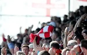 Chesterfield Prints: Exuberant Moments of Bristol City Fans at Chesterfield's Proact Stadium (Sky Bet League One)