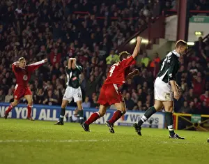 Exultant Moment: Lee Peacock's Glorious Goal Celebration (03-04 Season)
