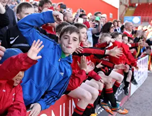 Bristol City V Coventry City (Champions) Prints: Exultant Young Fan Celebrates Bristol City's Promotion and Title Win