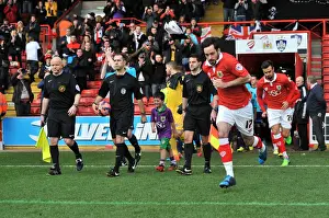 Bristol City V AFC Telford Prints: FA Cup Clash: A Mascot Showdown - Bristol City vs AFC Telford United at Ashton Gate