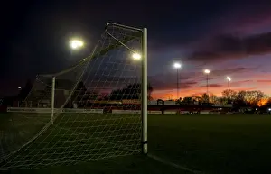 Tamworth V Bristol City Prints: FA Cup Second Round: Sunset Over Tamworth's The Lamb Ground After Bristol City's Victory