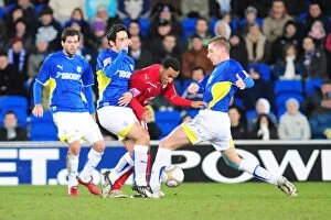 Images Dated 19th January 2010: FA Cup Showdown: Cardiff City vs. Bristol City - The Epic Battle (Season 09-10)