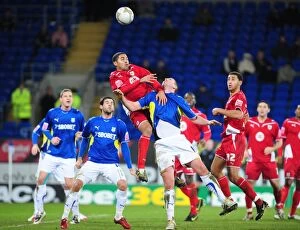 Cardiff City V Bristol City Fa Cup Collection: FA Cup Showdown: Cardiff City vs. Bristol City - The Epic Battle (Season 09-10)