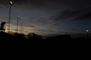 Images Dated 8th December 2013: FA Cup Sunset: Tamworth vs. Bristol City at The Lamb Ground - ITV Camera Man