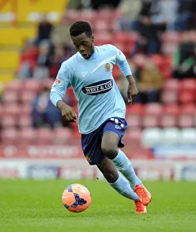 Framed Print : FA Cup Upset: Zavon Hines of Dagenham and Redbridge Thrills at Ashton Gate, November 2013 Framed Print : FA Cup Upset: Zavon Hines of Dagenham and Redbridge Thrills at Ashton Gate, November 2013