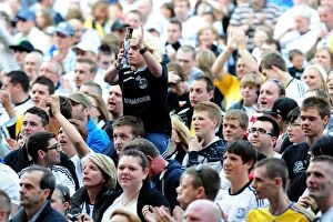 Images Dated 30th April 2011: Fans Bid Farewell: Emotional Goodbye to Robbie Savage at Derby County's Pride Park (Championship)