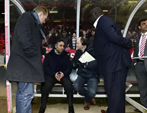 Bristol City V Nottingham Forest Prints: Fawaz Al Hasawi's Pre-Game Chat Before Bristol City vs Nottingham Forest