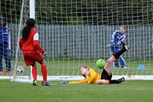 Youth Collection: Fierce Rivalry: Bristol Academy vs. Chelsea Ladies Football Clash in FA WSL Youth