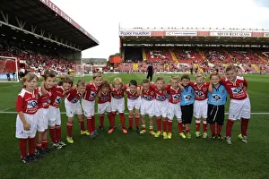 Flag Bearers and Guard of Honor at Ashton Gate: Bristol City vs Doncaster Rovers