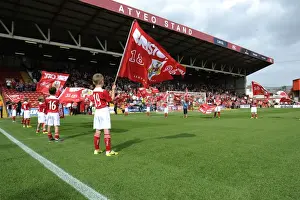 Flag Bearers and Guard of Honor at Ashton Gate: Bristol City vs Doncaster Rovers, Sky Bet League One