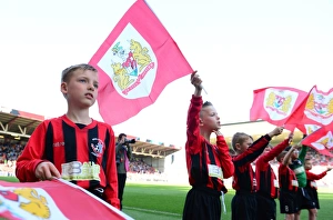 Flag-Bearing Fans at Ashton Gate: Bristol City vs. Wolverhampton Wanderers, Sky Bet Championship (08.04.2017)