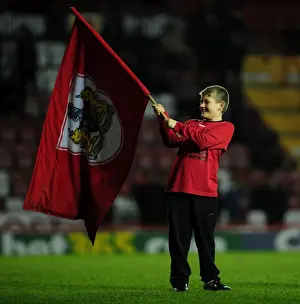 Bristol City V Birmingham City Prints: Flag-Bearing Pride at Ashton Gate: Bristol City vs Birmingham City (2013)