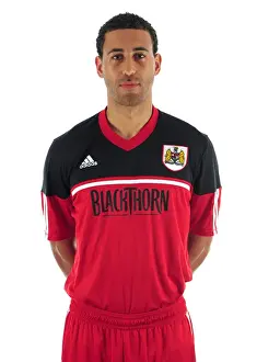 Focused Captain Liam Fontaine at Ashton Gate Stadium - Pre-Season Football Image