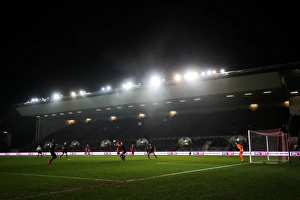 Bristol City V Hull City Prints: Foggy Night: Tammy Abraham Battles Through at Ashton Gate