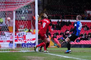 Bristol City V Barnsley Prints: Fontaine's Decisive Strike: 2-0 for Bristol City Against Barnsley, 23rd February 2013
