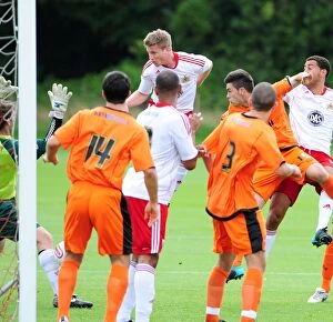 Images Dated 15th September 2010: Football Rivalry: Bristol City vs. Hereford Reserves, Season 10-11