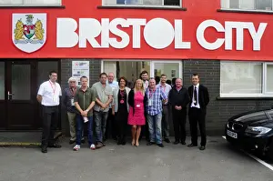 Framed Print : Football Rivalry: Bristol City vs Bradford City at Ashton Gate - August 3, 2013 (Sky Bet League One)