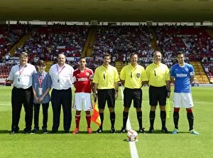 Images Dated 13th July 2013: Football Rivalry: Bristol City vs Glasgow Rangers Clash at Ashton Gate Stadium, 2013