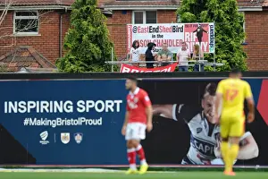Bristol City V MK Dons Prints: Football Rivalry: Bristol City vs MK Dons Clash at Ashton Gate