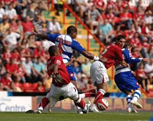 Images Dated 30th August 2008: A Football Rivalry: Bristol City vs QPR - Season 08-09