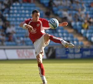 Images Dated 15th September 2007: Football Rivalry: A Clash of Titans - Michael McIndoe in Action (Coventry City vs. Bristol City)