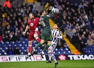 West Brom V Bristol City Prints: Football Rivalry: The Clash Between West Brom and Bristol City (Season 09-10) - A Battle of Powerhouse Teams