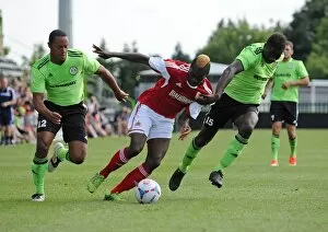 Images Dated 20th July 2013: Football Rivalry: Forest Green Rovers vs. Bristol City, 2013
