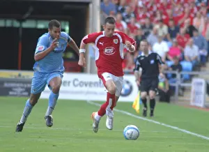 Coventry City V Bristol City Prints: Football Rivalry: The Intense Moment - Michael McIndoe (Coventry City) vs. Bristol City