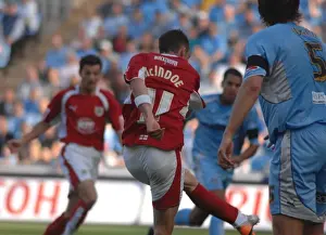 Coventry City V Bristol City Prints: Football Rivalry: McIndoe's Battle - Coventry City vs. Bristol City